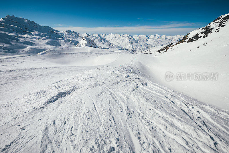 Val Thorens的滑雪道